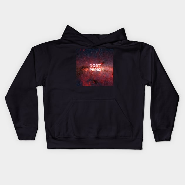 Don't Panic Kids Hoodie by TheRealFG